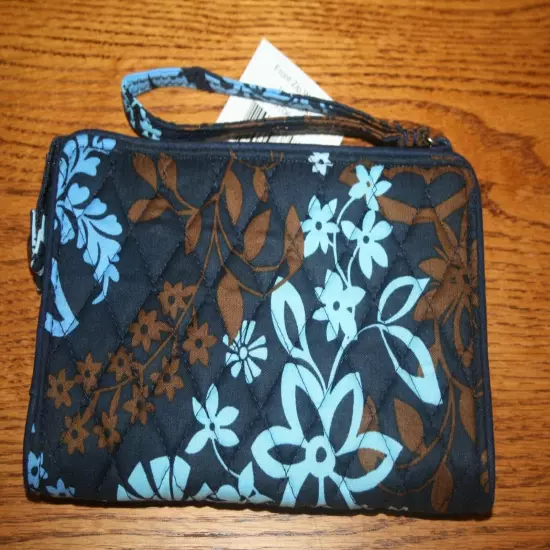 Vera Bradley FRONT ZIP WRISTLET wallet credit card holder case clutch travel NEW