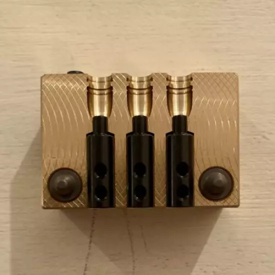 MP Bullet Mold - 257 Jackrabbit - Gas Check - 3 Cavity Brass Mold