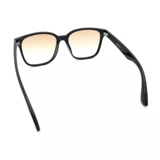 Retro Hipster Photochromic Lens Oversize Horn Rim Plastic Sunglasses