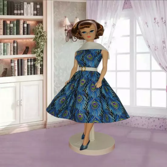 Vintage Style Barbie Dress Handmade 