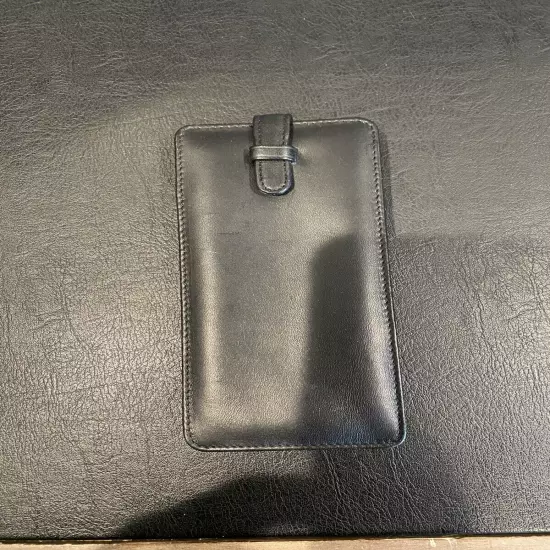 Coach Slimline Black Leather Case