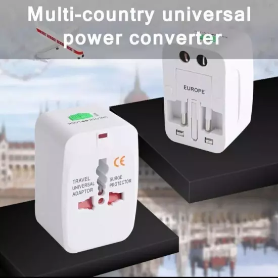 International Universal Travel Power Adapter Convertor Plug Power US/UK/AU/EU UK