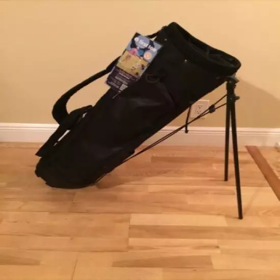 Black Stand/Carry Golf Bag with 6-way Dividers (No Rain Cover)