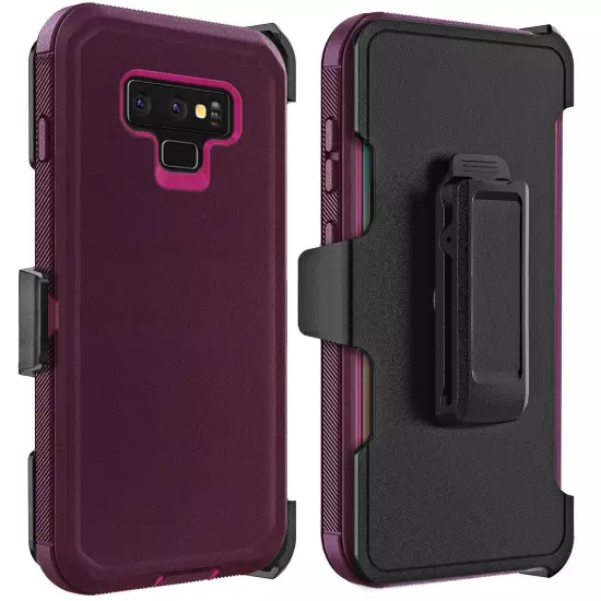 For Samsung Galaxy Note 9 Heavy Duty Shockproof Phone Case Cover / Belt Clip