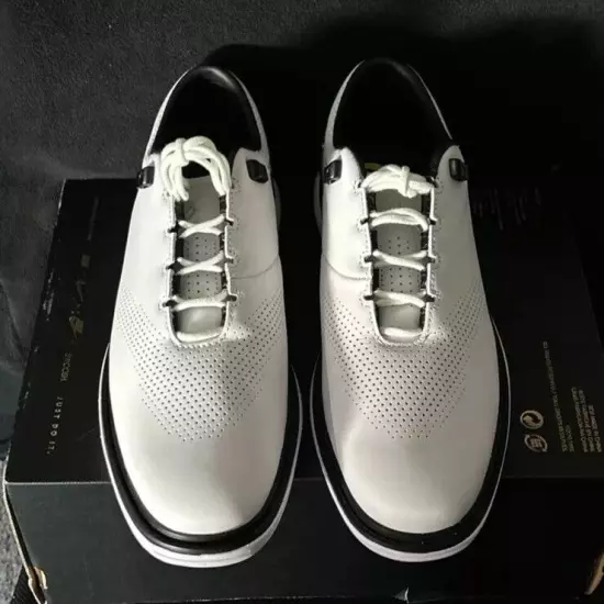 NIKE Air Jordan ADG 4 White Black Golf Shoes Cleats Men's Size 7 DM0103-110