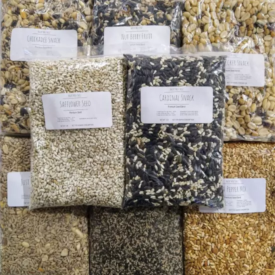 Wild Bird Seed Sample Box with 1 LB Bag of Each Blend