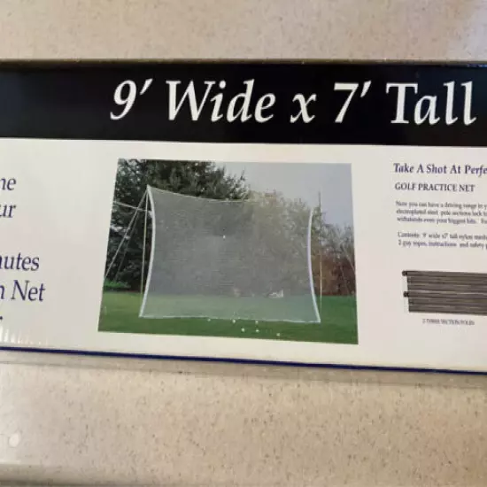 Tommy Armour 9' X 7' Golf Practice Net~New!