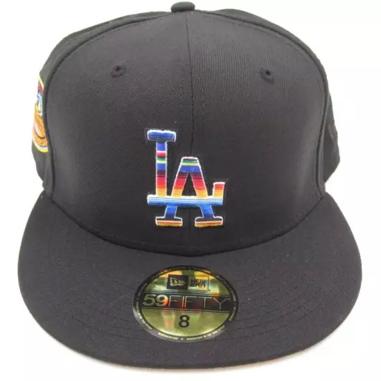 New Era 59Fifty LA Dodgers 50th Anniversary Stadium Trucker Fit Hat Sz 8