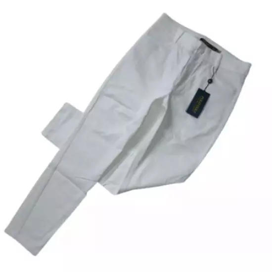 Polo Golf Ralph Lauren RRL Womens Size 10 Golf Pants White Flat Front Taper NWT