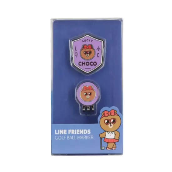 Line Friends Choco Golf Character Ball Markers Korea Original Brand