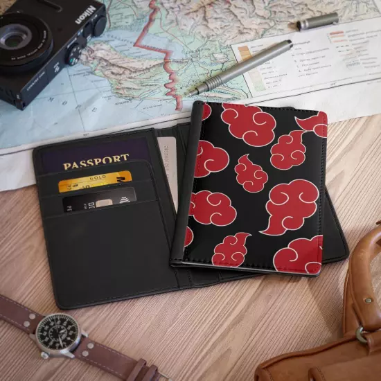 Red Cloud Passport Cover | RFID Blocking Cover | Leather Passport 