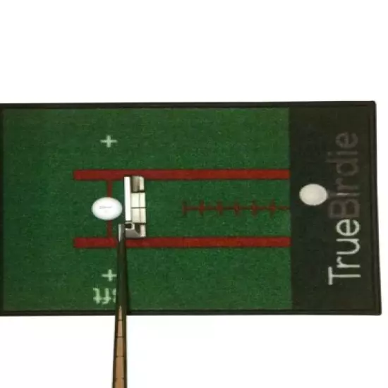 Indoor Putting Green and Golf Mat with Putt Alignment and Cup (10ft x 16in)