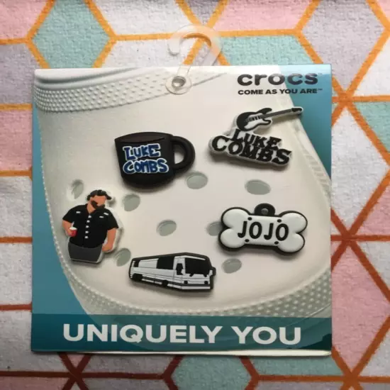 Crocs Handmade jibbitz 5pc luke combs country music moonshine shoe charms set 19