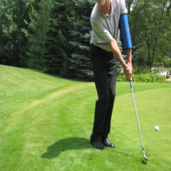 Golf Training Aid-THE CHIPPING YIPS"-Get Help From The "Straight Arm"-standard 