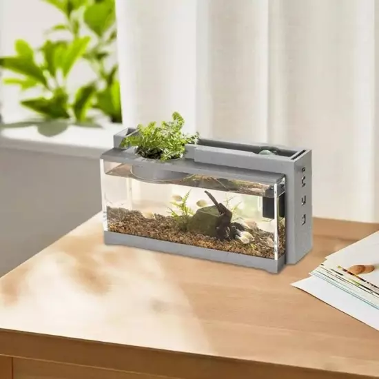  Fish Tank Aquarium StarterKits Mute Water Flow Landscape Fish Tank1255