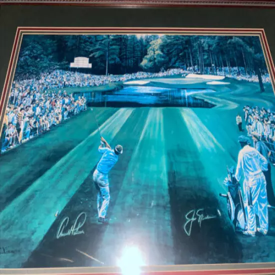 Sunday in Augusta by Ted Hamlin, Featuring Arnold Palmer And Jack Nicklaus!