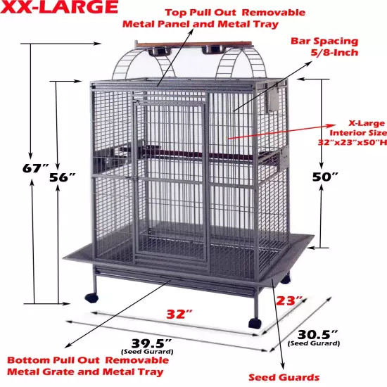 House Pet Supply Stand XX-LARGE Parrot Bird Finch Cage Cockatiel Parakeet Ladder