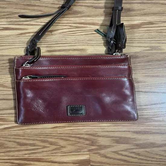 Dooney & Bourke Florentine 100% Leather Triple Zip Crossbody