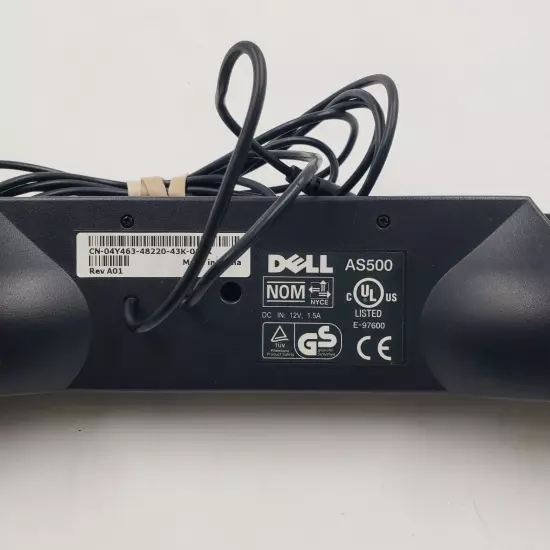 OEM Dell AS500 Sound Bar Speaker Clip On NO AC ADAPTER FREE SHIPPING