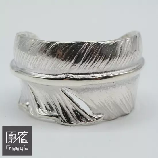 goro's Silver Feather Ring JP Size No.19 Jewelry Japan Original Limited