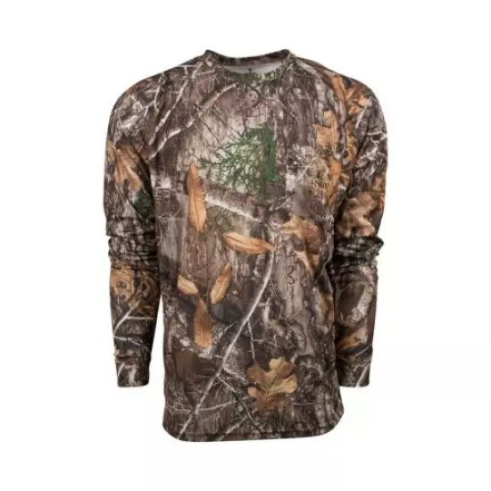 King's Camo Hunter Series Long Sleeve Shirt Realtree Edge Medium