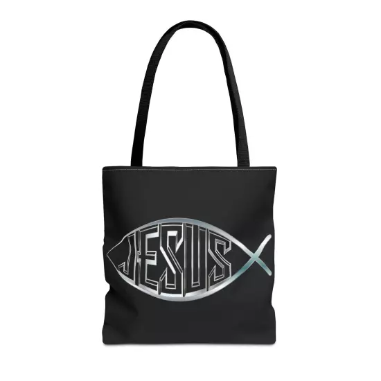 Tote Bag (AOP) - Jesus Fish