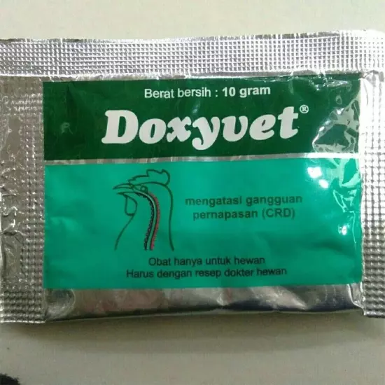 2 sachets Doxyvet 10 gr - Effective Against (CRD) for Poultry