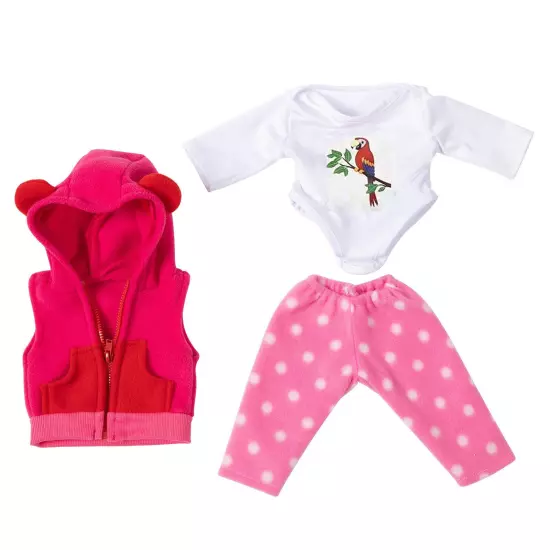 Newborn Baby Clothes 3PCS/Set Dolls Outfit for 14~16 inch Reborn Boy&Girl Dolls