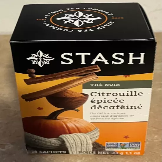 Stash Tea Decaffeinated Tea-Pumpkin Spice 18 Bag