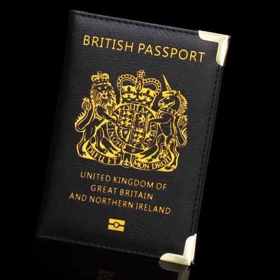 Passport Case British Passport Bag Protective Clip Passport Holder Cover Thin