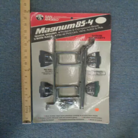 Quick Mount 2 Compound Bow Pick Up Rack NOS Magnum 85-4 San Angelo Made USA