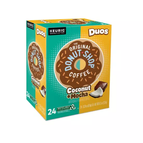 The Original Donut Shop, 24 Count Medium Roast K-Cup Coffee Pods, Coconut Mocha