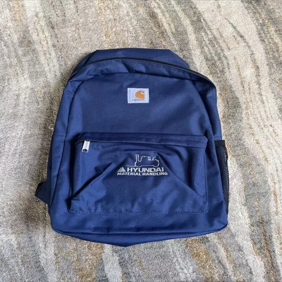 Carhartt Canvas Backpack Navy Blue - Custom Company Embroided