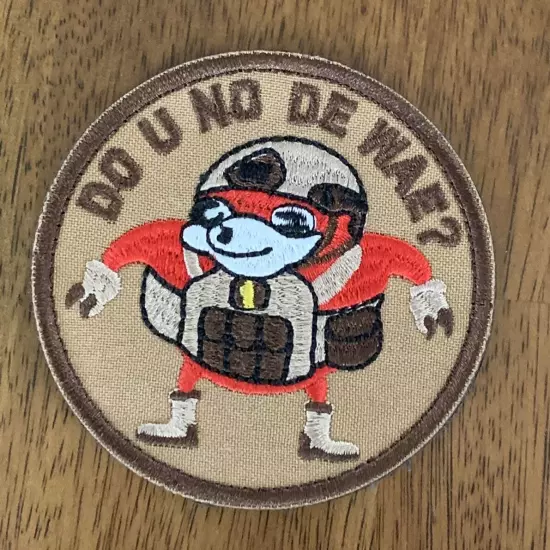 Patch Tactical Do U No De Wae ? 3" Hook-Back Adhesion