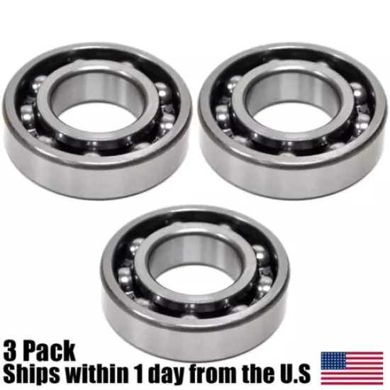 3PK Engine Crank Crankshaft Bearing Clutch Side for Yamaha Golf Cart 2 Cycle G1