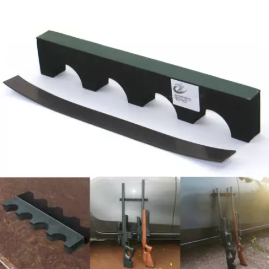 Magnetic Barrel Rest Mount for 4 Rifles Gun Safe Organizer Storage Solution