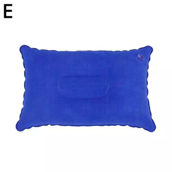 Double Sided Inflatable Pillow Soft Sleep Mat Collapsible Camping Cushion Hot~