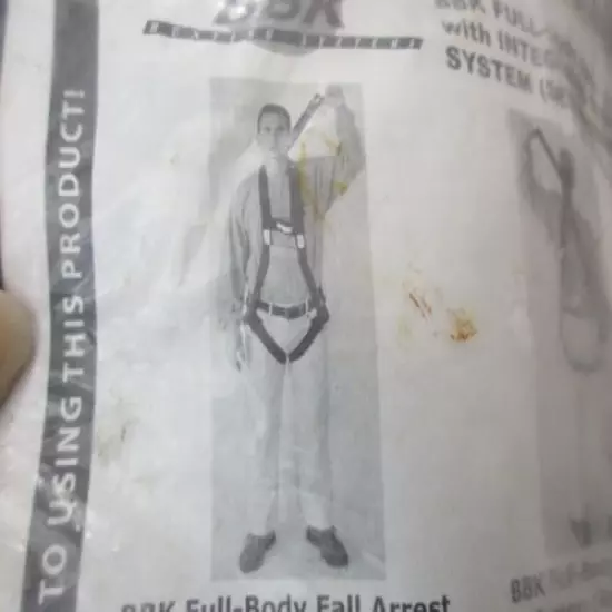 BBK Hunting Full Body Fall Arrest System Hunting Safety Harness NIP