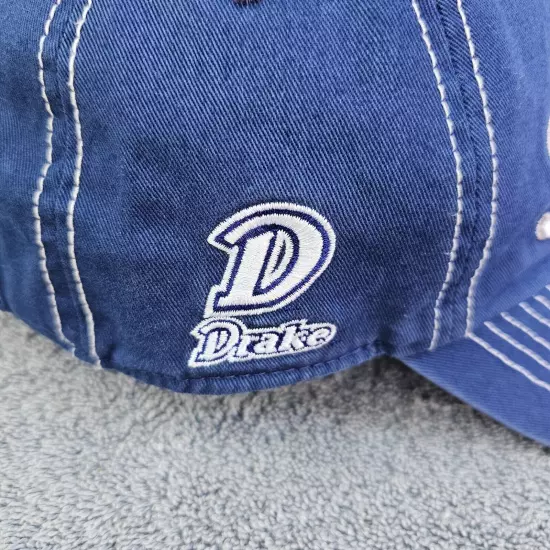 Drake University Titleist Hat Baseball Cap OSFM Golf Cap Blue Strapback 