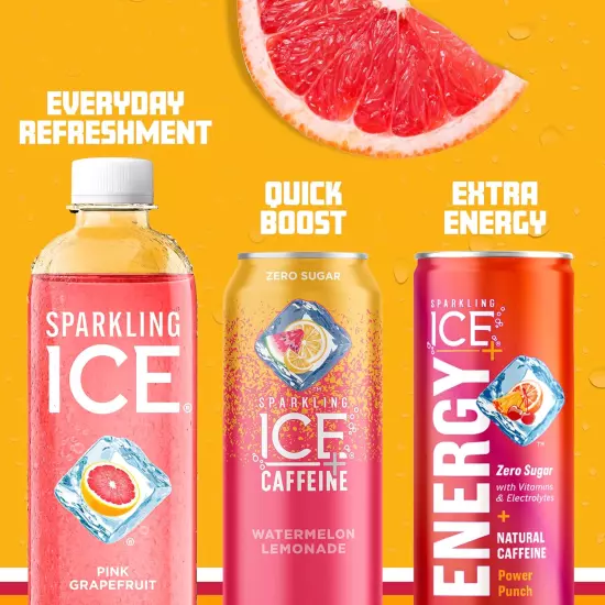 , Pink Grapefruit Sparkling Water, Zero Sugar Flavored Water, with Antioxidants 