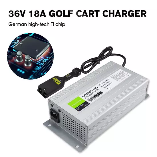 Sets For EZ-GO TXT Automatic Car Golf Cart 36V 18A Battery Charger 