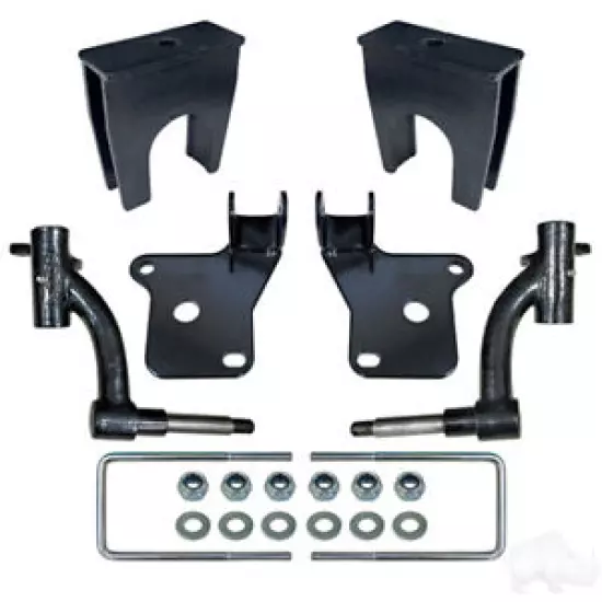 RHOX 6" Drop Spindle Golf Cart Lift Kit for EZGO RXV Electric 2008 - Feb 2013