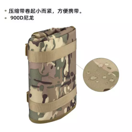 Roll Up Outdoor Tactical Shooting Mat Field Training Hunt Non-slip Camping Pad