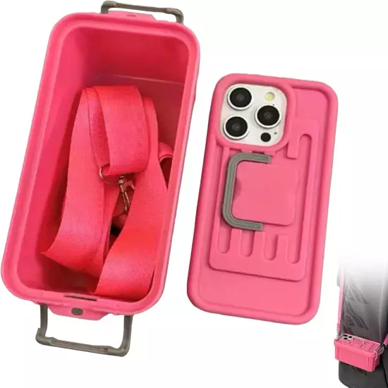 Storage Box Phone Case,Multifunctional Crossbody/Handheld Small Organizer Case