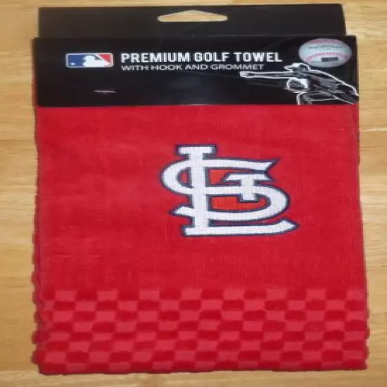 MLB Embroidered Tri-fold Towel - St Louis Cardinals Golf 