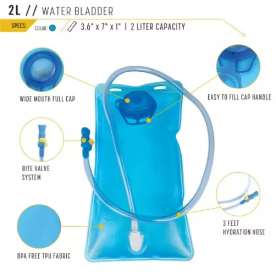 WFS™ 2 Liter Hydration Bladder - BRAND NEW!