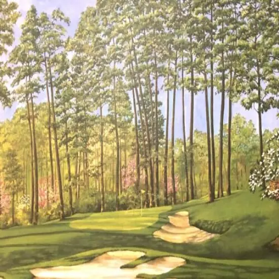 Masters Augusta National Golf Club SUITE OF FOUR PRINTS NEW Retail Value $250