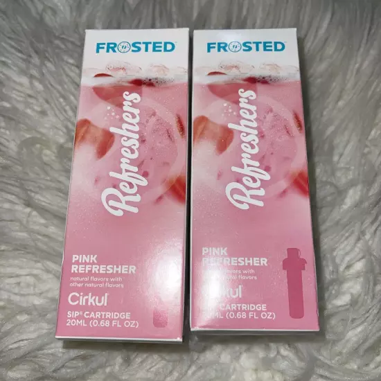 Cirkul Flavor Cartridge Lot Pink Refresher 2 Two