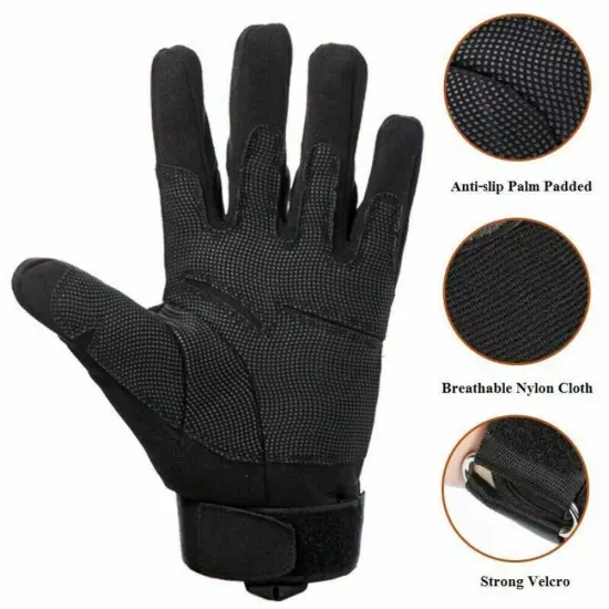 Tactical Gloves Tough Outdoor Military Combat Gloves Full Finger Cycling Gloves