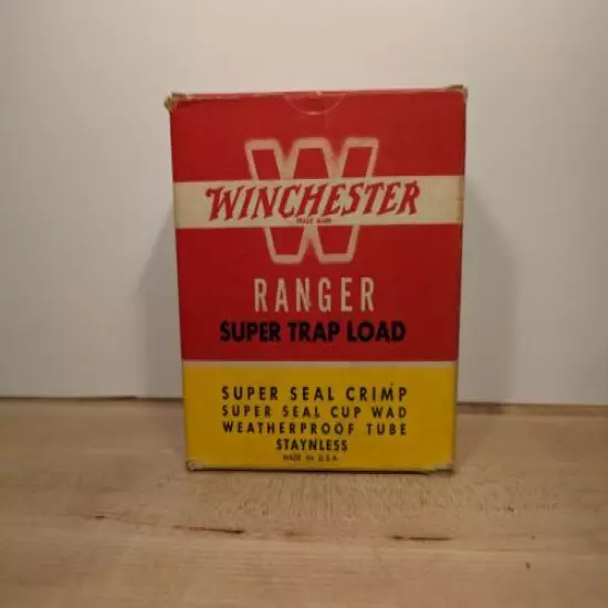 VINTAGE WINCHESTER Ranger Super Target Load 12 Ga Empty Shotshell Box Only